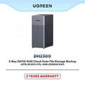 UGREEN DH2300 NASync 2-Bay NAS Cloud Storage 4K HDMI 1GbE LAN 4GB RAM Diskless for Home Office Data Backup 60TB Support